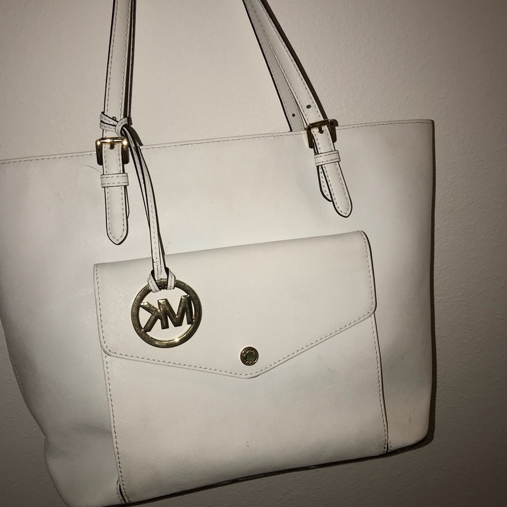 White Michael Kors Purse